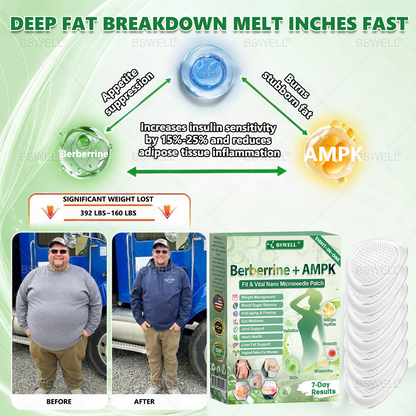 𝑩𝑺𝑾𝑬𝑳𝑳 ® 𝑩𝒆𝒓𝒃𝒆𝒓𝒓𝒊𝒏𝒆 +𝑨𝑴𝑷𝑲 𝐹𝑖𝑡 & 𝑉𝑖𝑡𝑎𝑙 𝑁𝑎𝑛𝑜 𝑀𝑖𝑐𝑟𝑜𝑛𝑒𝑒𝑑𝑙𝑒 𝑃𝑎𝑡𝑐ℎ (𝑱𝒖𝒔𝒕 𝒐𝒏𝒄𝒆 𝒂 𝒅𝒂𝒚, 𝒗𝒊𝒔𝒊𝒃𝒍𝒆 𝒄𝒉𝒂𝒏𝒈𝒆𝒔 𝒊𝒏 7 𝒅𝒂𝒚𝒔) ✅ 𝑭𝒐𝒓 𝒐𝒃𝒆𝒔𝒊𝒕𝒚, 𝒄𝒂𝒓𝒅𝒊𝒐𝒗𝒂𝒔𝒄𝒖𝒍𝒂𝒓 𝒉𝒆𝒂𝒍𝒕𝒉, 𝒅𝒊𝒂𝒃𝒆𝒕𝒆𝒔, 𝒔𝒍𝒆𝒆𝒑 𝒂𝒑𝒏𝒆𝒂, 𝒈𝒖𝒕 𝒉𝒆𝒂𝒍𝒕𝒉, 𝒋𝒐𝒊𝒏𝒕 𝒊𝒔𝒔𝒖𝒆𝒔, 𝒂𝒏𝒅 𝒎𝒐𝒓𝒆